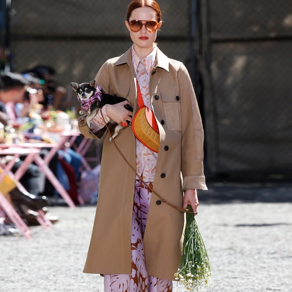 NWT Kate Spade New York Icon Trench Coat Size 4 Dark Khaki